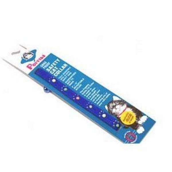 Adjustable Break A Way Safety Glow Cat Collar / Color Blue Adjustable Break A Way Safety Glow Cat Collar / Color Blue