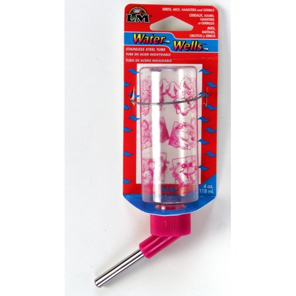 Waterwells Bottle For Small Pets / Size 4 Oz. Clear Waterwells Bottle For Small Pets / Size 4 Oz. Clear