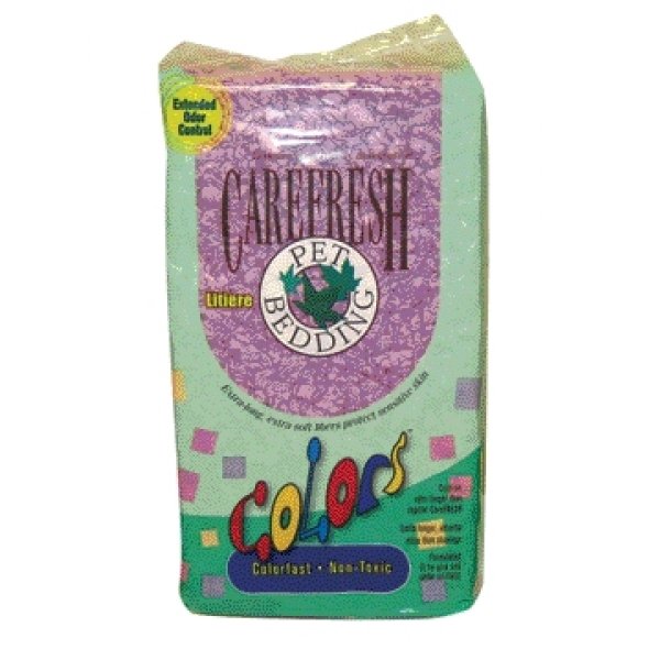 Carefresh Colors Pet Bedding / Color Purple / 23 Liter Carefresh Colors Pet Bedding / Color Purple / 23 Liter