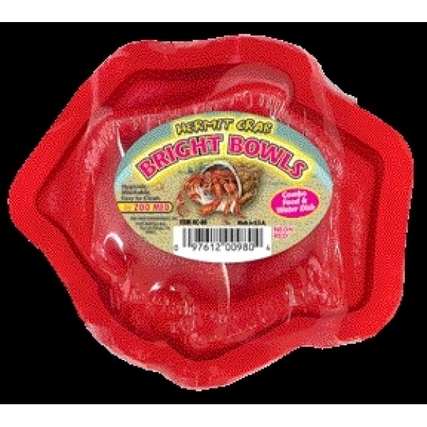 Hermit Crab Bright Bowls / Color Red Hermit Crab Bright Bowls / Color Red
