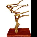 The space between the naturally designed branches help provide freedom for your bird to flap their wings Tree provides room for your bird to explore Base is constructed with quality kamper wood from kalimantan