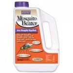 Mosquito Beater Natural Granules treats yards up to 4000 square feet (for the larger version and 1500 for the smaller container) and repels insects for up to 3 weeks. Made of natural ingredients.