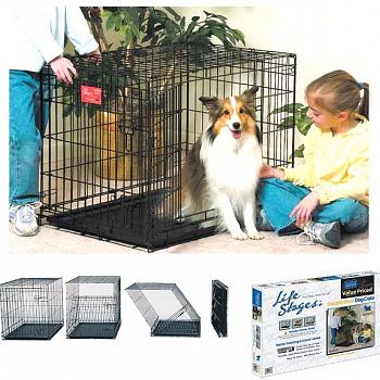 Life Stages Double Door Dog Crate