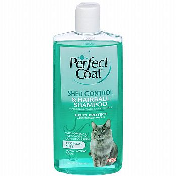 Shed Control & Hairball Shampoo for Cats 10 oz.