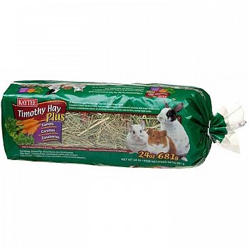 Timothy Hay Plus Carrots for Small Pets- 48 oz.