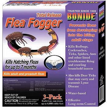 Total Release Flea Fogger - 3 pack - 6 oz.
