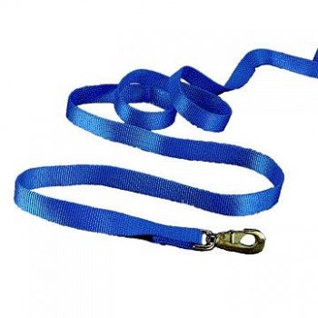 Nylon Lead with Snap - Blue / 7 ft.
