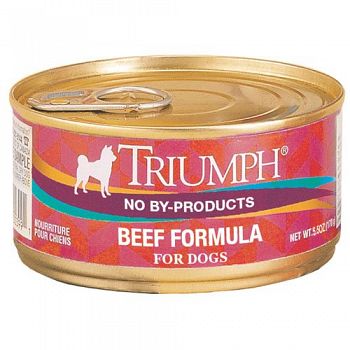 Triumph Can Beef Dog Food 5.5 oz. (Case of 24)
