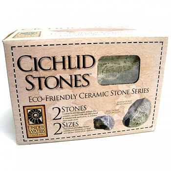 Cichlid Stone Aquarium Decor - 2 pk.
