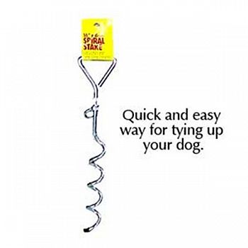Spiral Pet Tieout Stake - 16 in