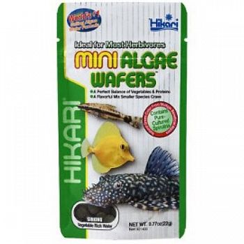 Mini Algae Wafers for Herbivore Fish - 0.77 oz.