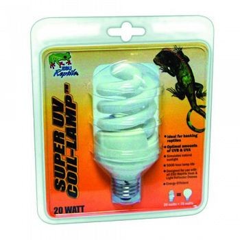 Super UV Coil-lamp for Reptiles - 20 watt