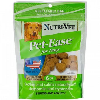 Pet-Ease Soft Chew Calming Dog Treats - 6 oz.