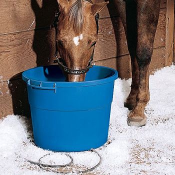 Heated Bucket for Animals 16 gallon