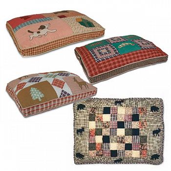 Quilted Applique Pet Bed 30x40