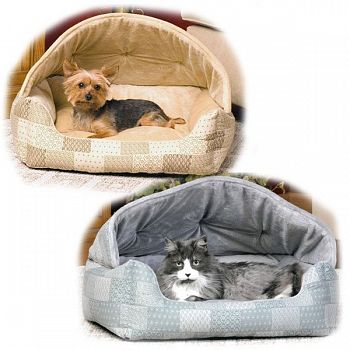 Hooded Cat Bed / Dog Sleeper 20 x 25 in.