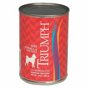 Triumph Can Food 13.2 oz / Beef (Case of 12)