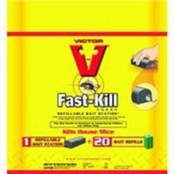 Victor Fast-kill Refillable Bait Stations 20 pk.