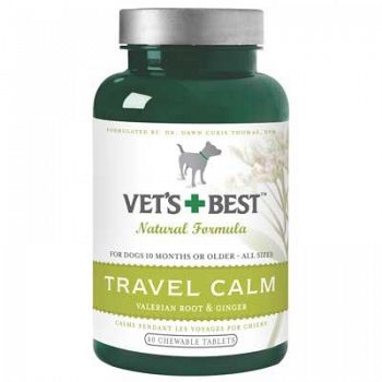Vets Best Travel Calm - Dog Calming Supplement - 40 ct.