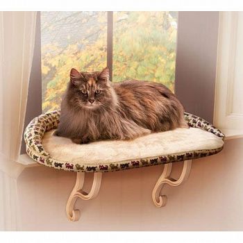 Kitty Sill Deluxe Cat Window Seat with Bolster 
