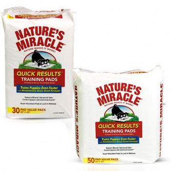 Natures Miracle Quick Results Training Pads