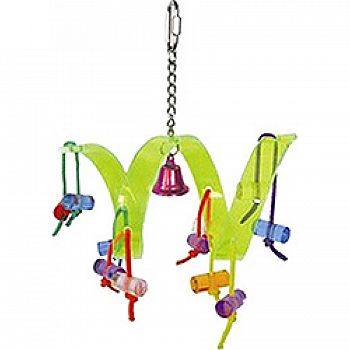 Happy Beaks Acrylic Roller Coaster Bird Toy