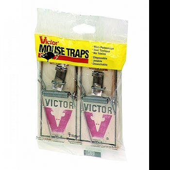 Victor Wood Mouse Trap  2 PACK