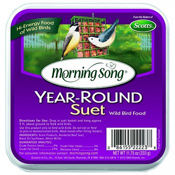 Morning Song Year-round Suet (Case of 12)