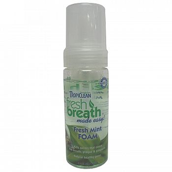 Fresh Breath Mint Foam - Pet Oral Health - 4.5 oz.