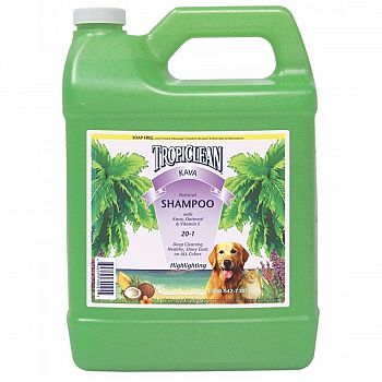 Tropiclean Kava Color Enhance Pet Shampoo 1 gallon