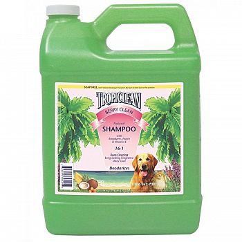 Tropiclean Berry Clean Dog Shampoo 1 gallon
