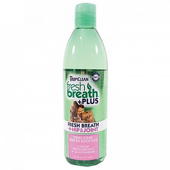 Fresh Breath +plus Hip & Joint Water Additive - 16 oz.