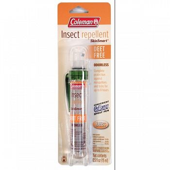 Coleman Skinsmart Deet Free Insect Repel Spray Pen - .5 oz.