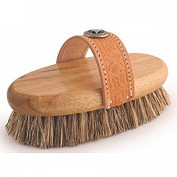 Union Fiber Large Western Style Strap-Back Oval Brush - 8 in 