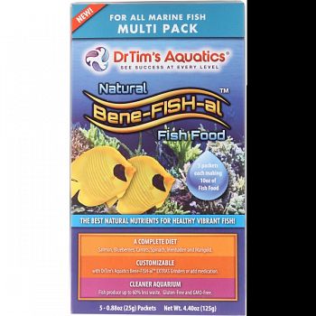 Bene-fish-al Fish Food Marine Multi-pack  6.4 OUNCE