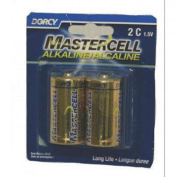 Mastercell Alkaline C Batteries - 2 per Card