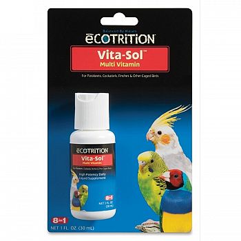 Vita-Sol Vitamin Supplement For Birds 1 oz.