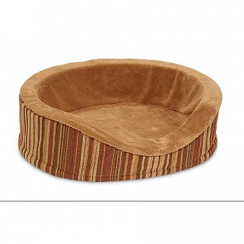 Deluxe Oval Pet Lounger with Microban - 18 in.
