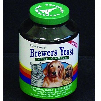 Brewers Yeast With Garlic - 1000 ct.