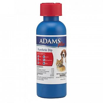 Adams Plus Pyrethrin Dip for Pets - 4 oz.