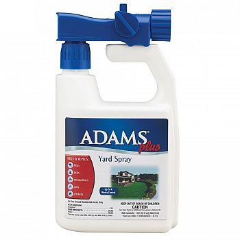 Adams Plus Yard Spray - Flea and Tick Repellant - 32 oz.