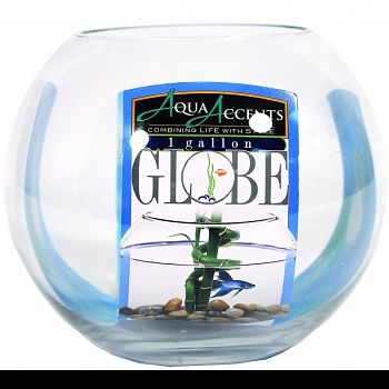 Aqua Accents Round Glass Bowl  1 GALLON
