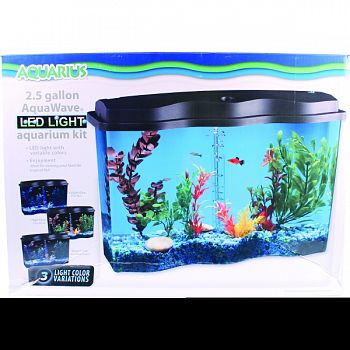 Aquarius Aquawave Aquarium Kit  2.5 GALLON