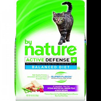 By Nature Balanced Diet Dry Cat Food OCEAN WHITEFISH 4.8 LB