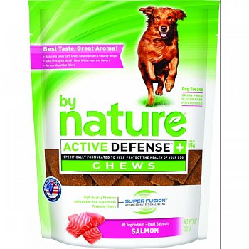 By Nature Active Defense + Dog Chews SALMON 5 OZ