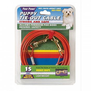 Tieout Cable - Puppy 15 ft.