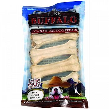 Pure Buffalo Pressed Bully for Dogs