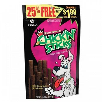 Chick N Sticks Dog Treats 7.2 oz.  (Case of 10)