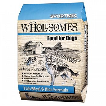 Sportmix Wholesomes Dog Food - Fish Meal & Rice - 40 lbs.