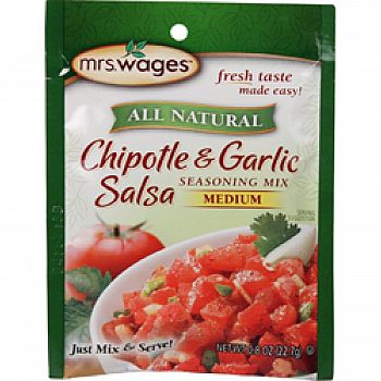Mrs. Wages Chipotle Garlic Salsa Instant Mix